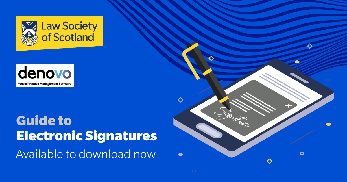 Electronic Signatures Guide Law Society of Scotland