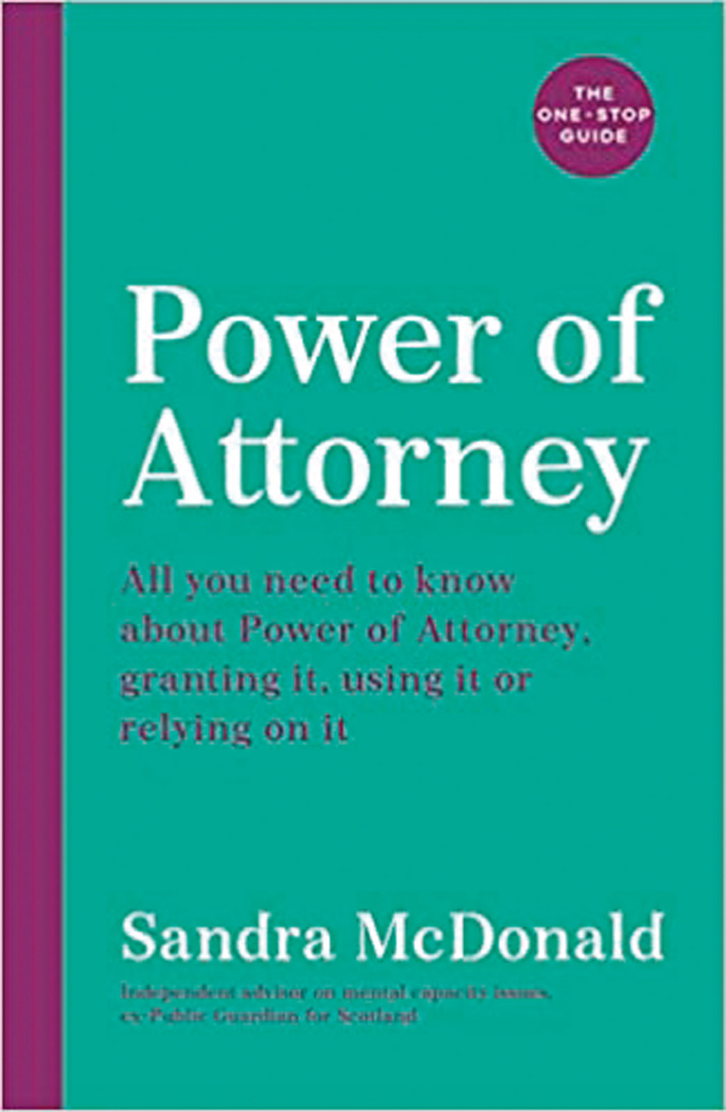 Cover: Power of Attorney by Sandra McDonald