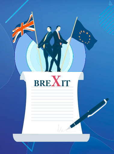 Brexit agreement illustration